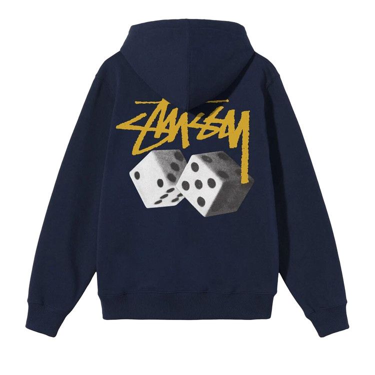 STUSSY DICE HOODIE NAVY