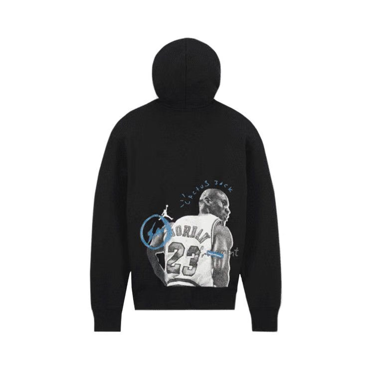 AIR JORDAN x TRAVIS SCOTT x FRAGMENT HOODIE BLACK
