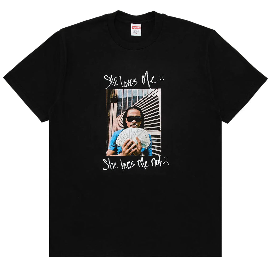 SUPREME MAX B BLACK TEE