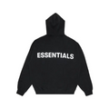 FEAR OF GOD ESSENTIALS HOODIE SS19 3M BLACK