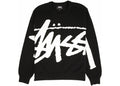 STUSSY STOCK SWEATER BLACK