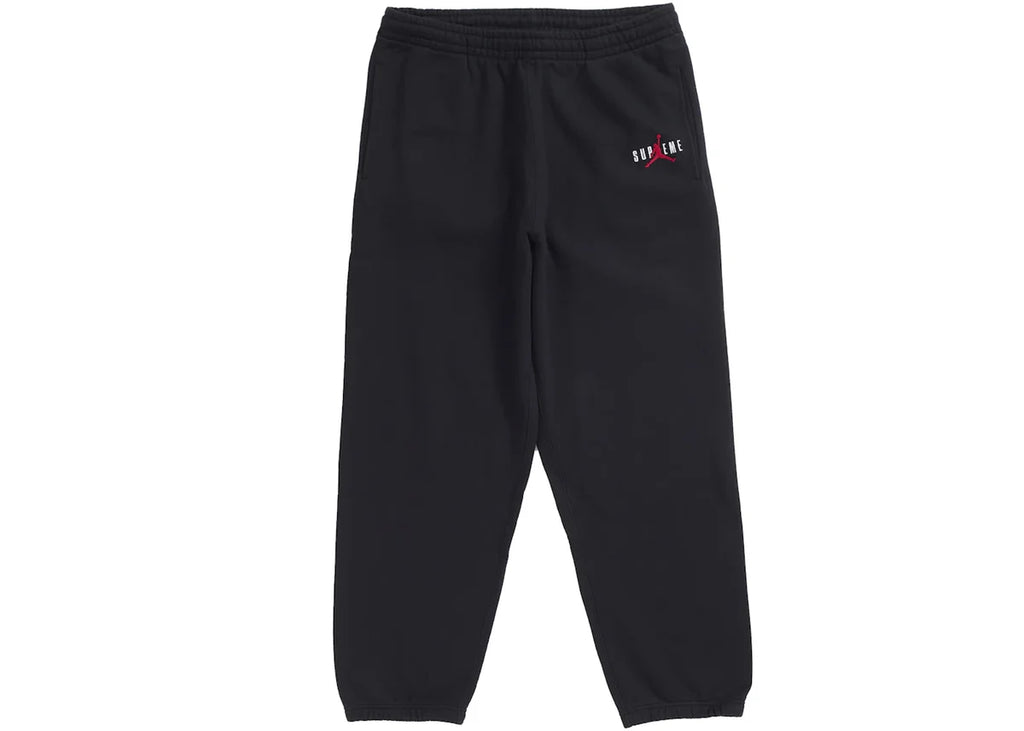 JORDAN x SUPREME TRACKSUIT SET BLACK