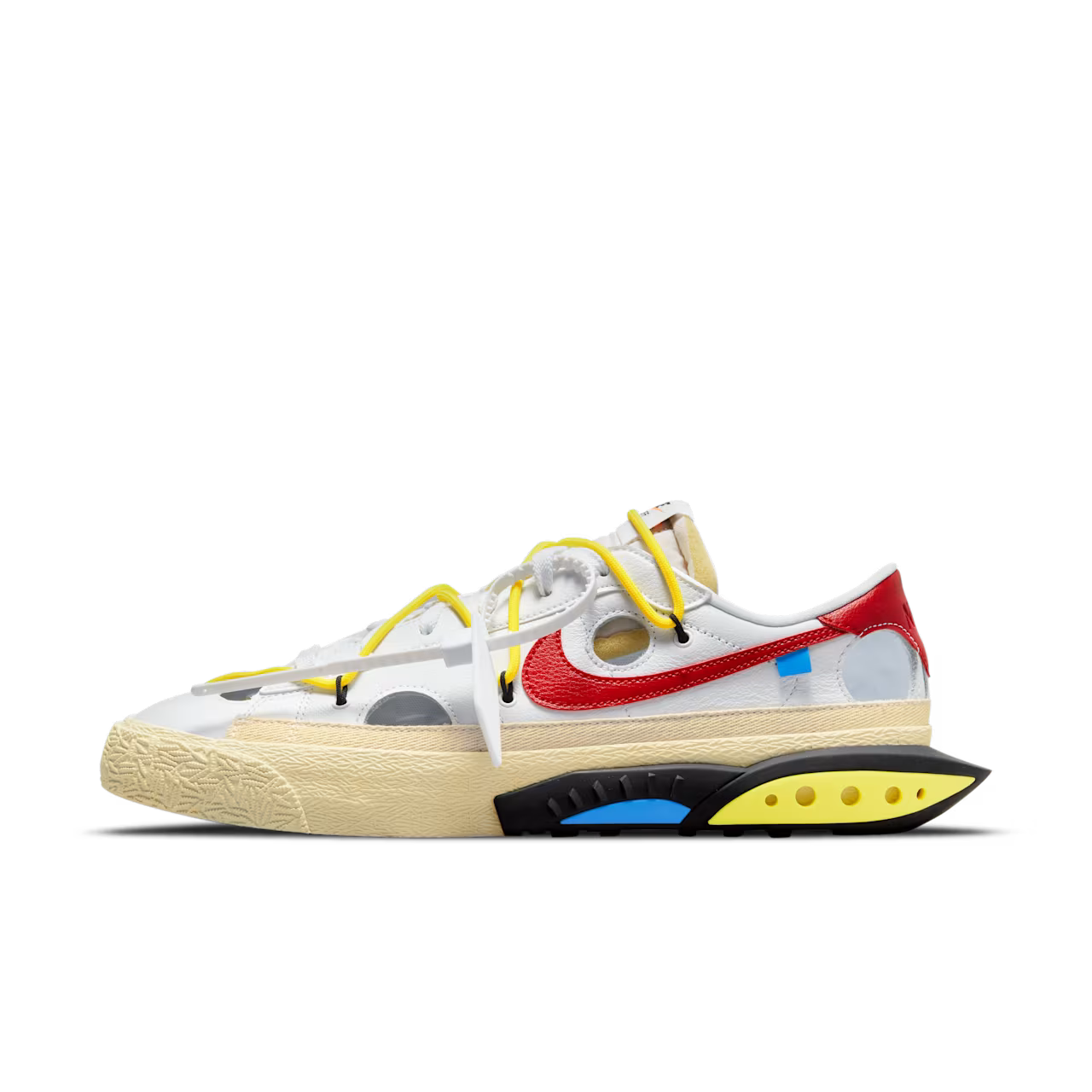 NIKE BLAZER LOW OFF-WHITE UNIVERSITY RED