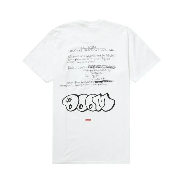 SUPREME MF DOOM TEE WHITE